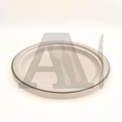 8 inch Bagasse Round Plate (Biodegradable)