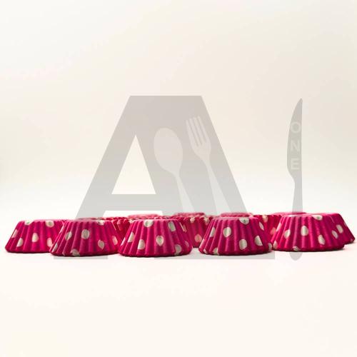 5 cm Mini Polka Dot Cupcake Liners (Patterned Paper Baking Cups)