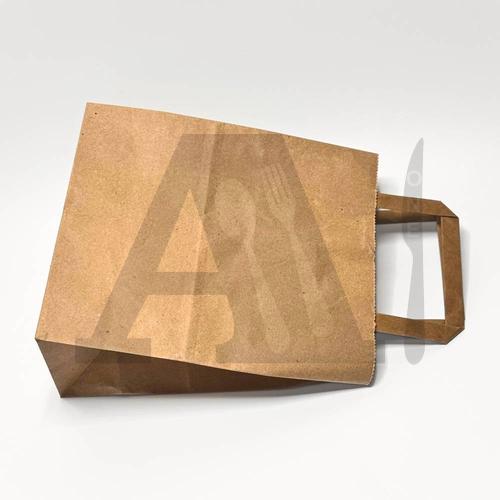 Brown Paper Handle Takeaway Bag - Small