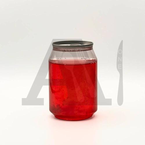 Transparent PET Plastic Easy-Open Can 330 ml - Soft Drink Can