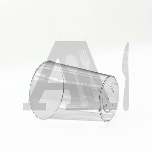 Hard Acrylic Dessert Cup 8 oz - Clear Glass-Look Cup
