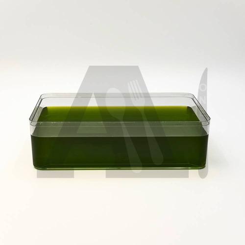 Imported Acrylic Dessert Box JN023 - Rectangular 14.5 x 9 cm