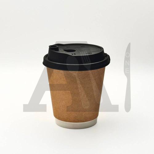 Kraft Double Wall Paper Coffee Cup 10 oz (Imported)