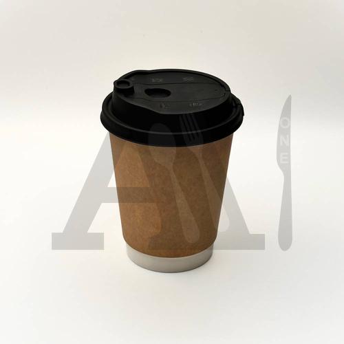 Kraft Double Wall Paper Coffee Cup 12 oz (Imported)