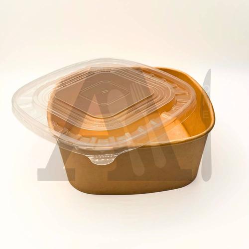 Kraft Square Food Box 1200 ml