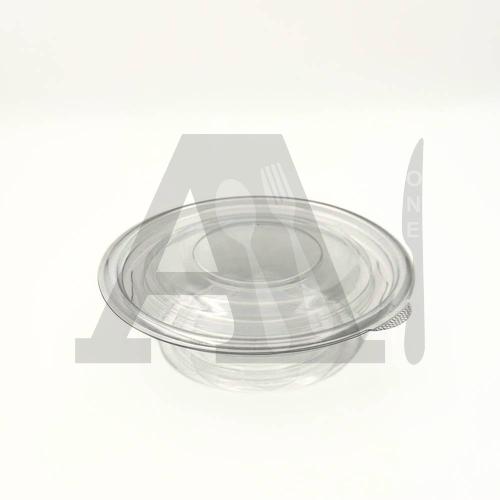 Transparent Plastic Salad Bowl 8 oz with Lid