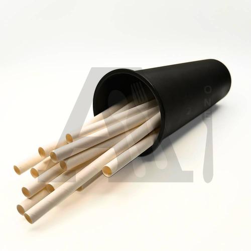 10 mm Plain White Paper Straws (Boba & Bubble Tea)
