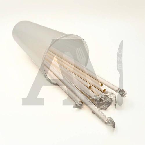 5 mm White Paper Straws - Individually Wrapped