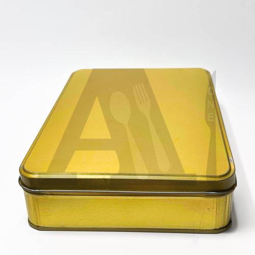 Rectangular Shape Tin - Local Golden - 9 x 6.5 inch