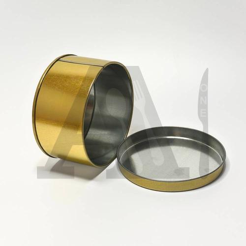 Round Shape Tin - Local Golden - 4 inch