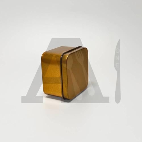 Square Shape Tin - Local Golden - 2.3 x 2.3 x 1.5 inch