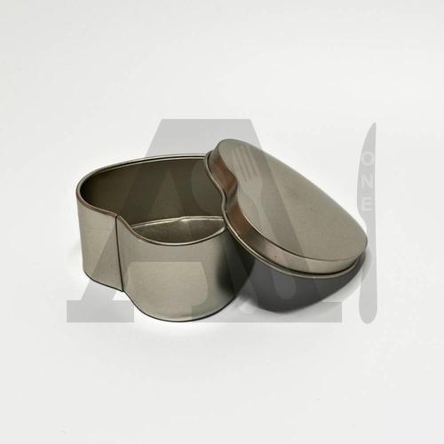 Heart Shape Tin - Silver 2.5 inch (Imported)