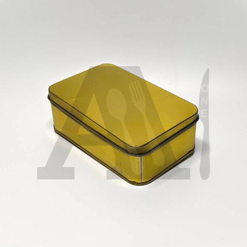 Rectangular Shape Tin - Local Golden - 6.5 x 4 inch