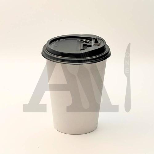 Single Wall White Paper Coffee Cup 12 oz (Imported)