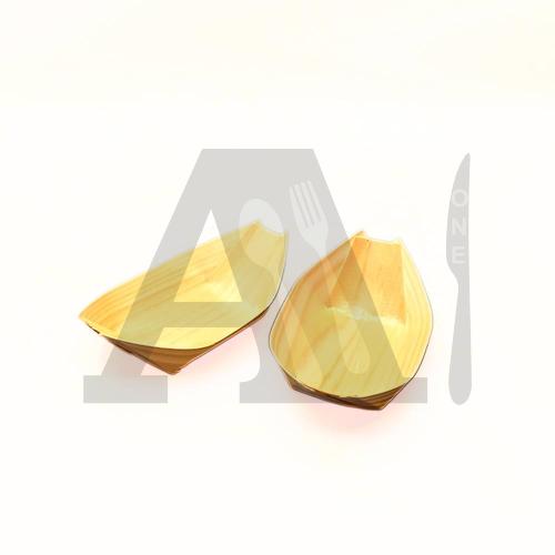 Disposable Wooden Boat Serving Tray - Small