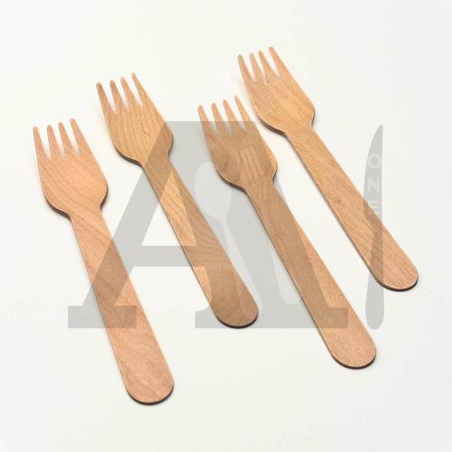 Disposable Wooden Fork - Large
